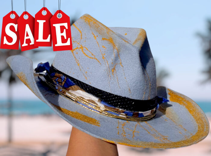 Blue Gold Cowboy - 57cm