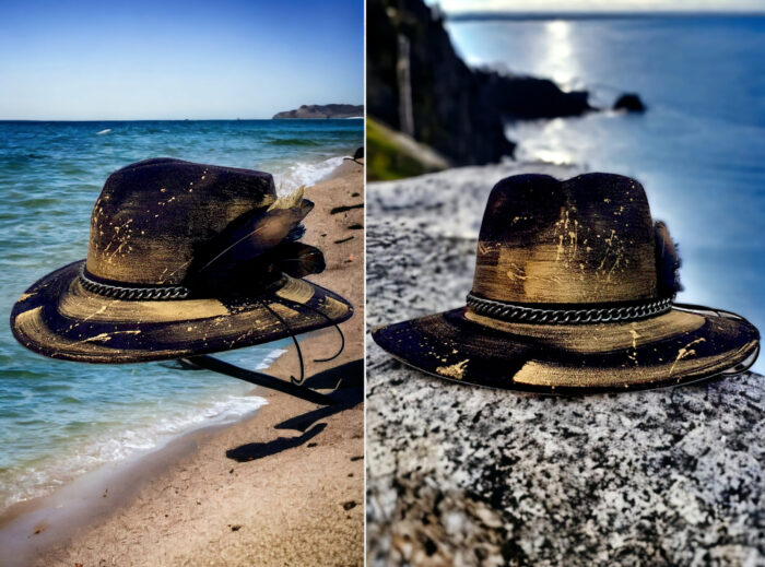 Black Gold Hat - Image 3