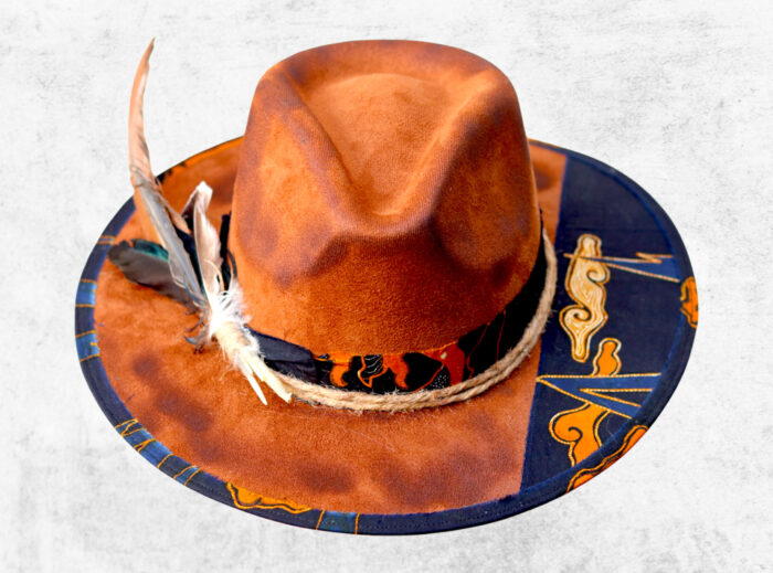 Brown Burnt beauty hat unique concept for oanca, designer great job