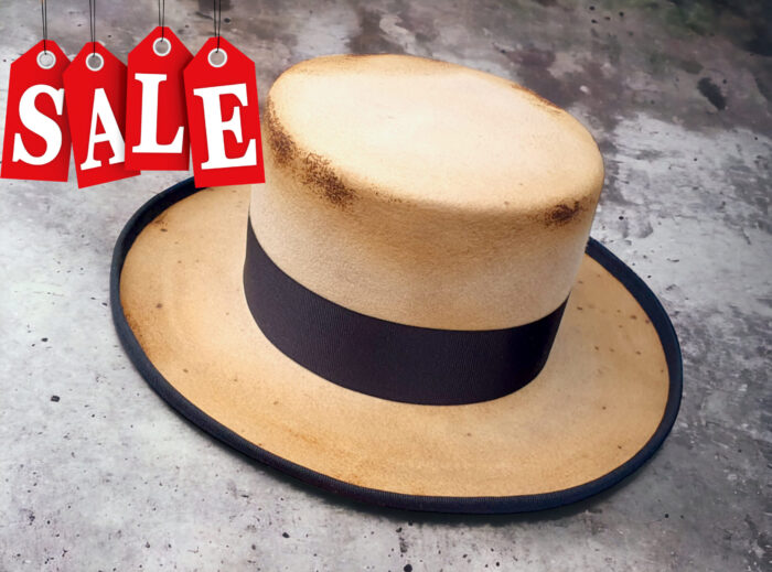Beige Canotier Hat- 55cm