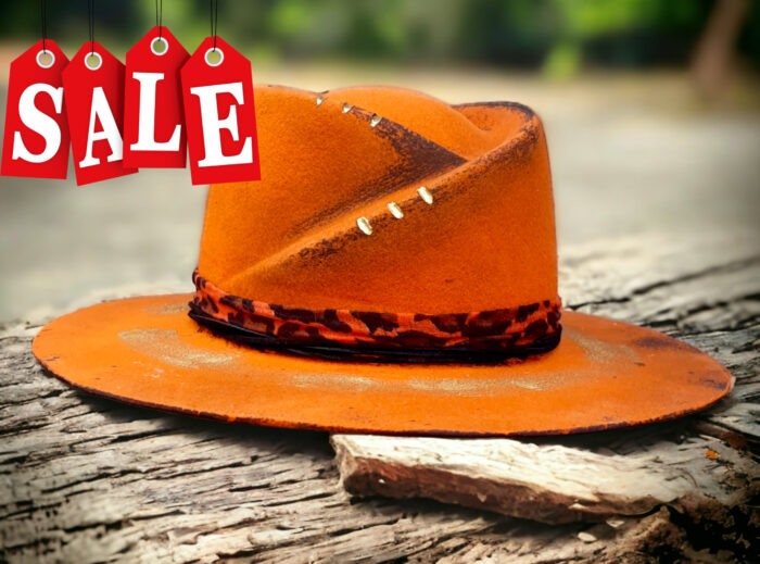 Orange Gold Hat- 57cm