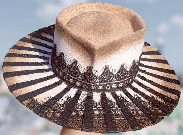 Radial Croco Hat - 55cm - Image 3