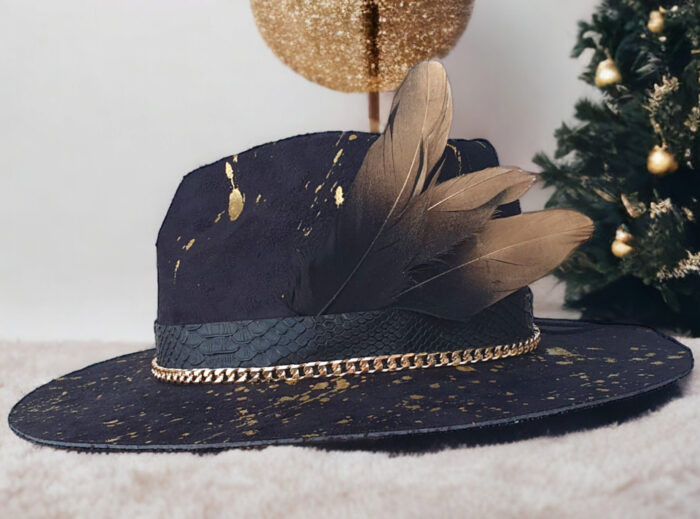 Black Gold Hat - Image 3