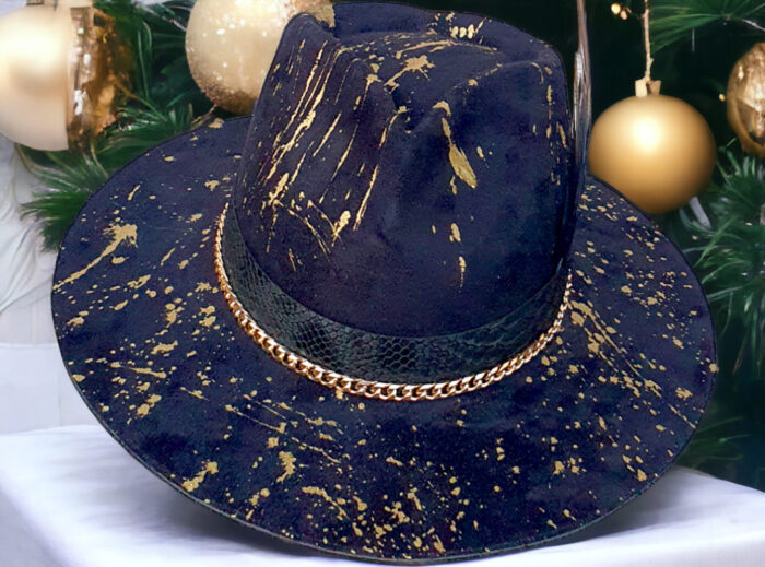 Black Gold Hat - Image 4