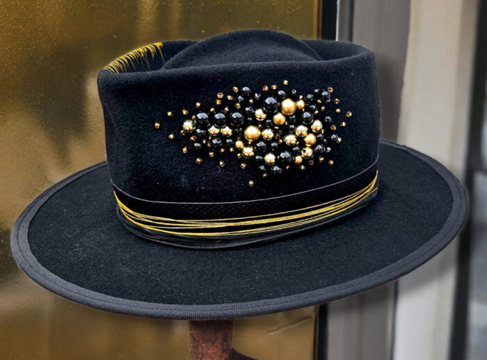 Black Beans Gold Hat - Image 3