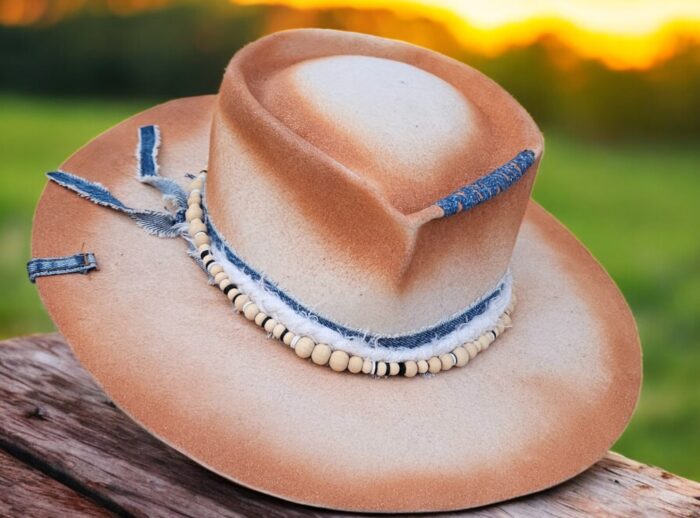 Beige Jeans Hat - Image 4