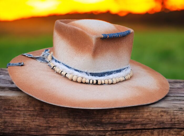 Beige Jeans Hat - Image 5