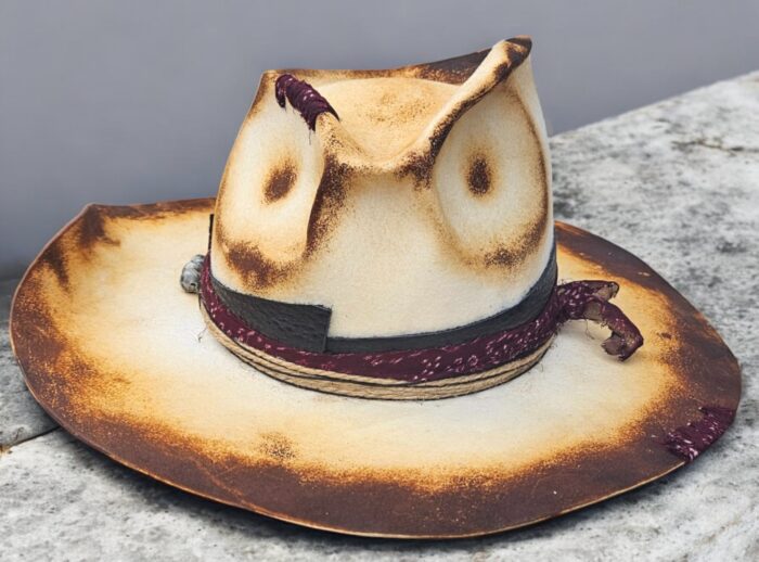 Burnt White Hat - 55cm - Image 5