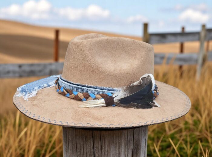 Beige-Jeans Hat - One size - Image 4