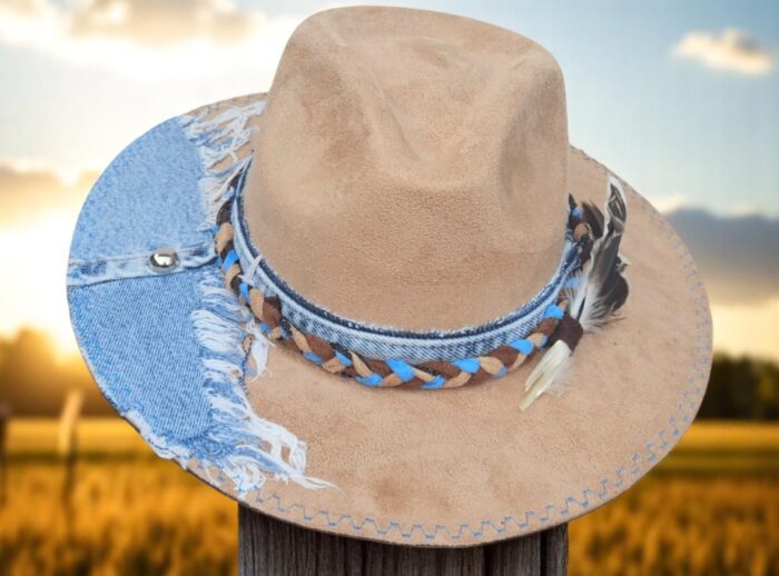Beige-Jeans Hat - One size