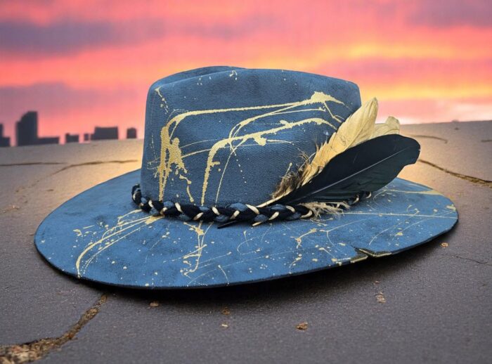 Blue Gold Chaos Hat
