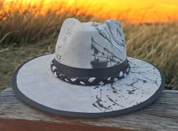 Grey Black Chaos Hat - Image 3