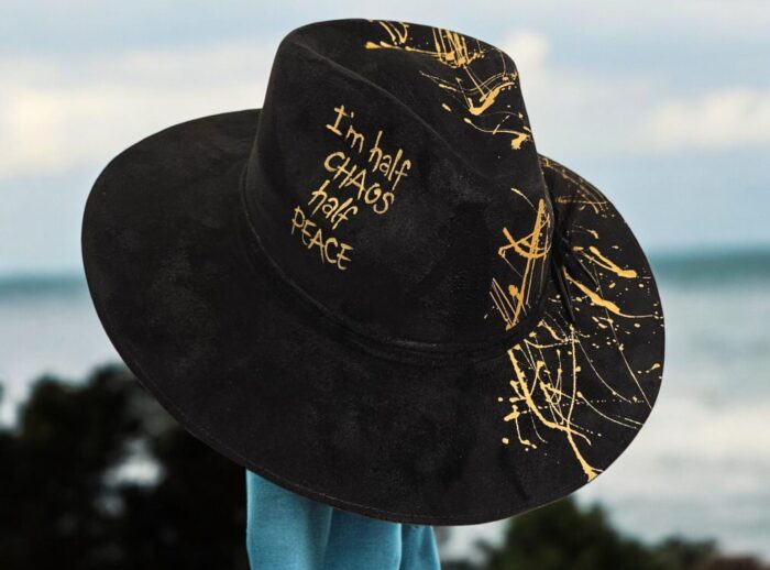 Half/Half Hat- Gold