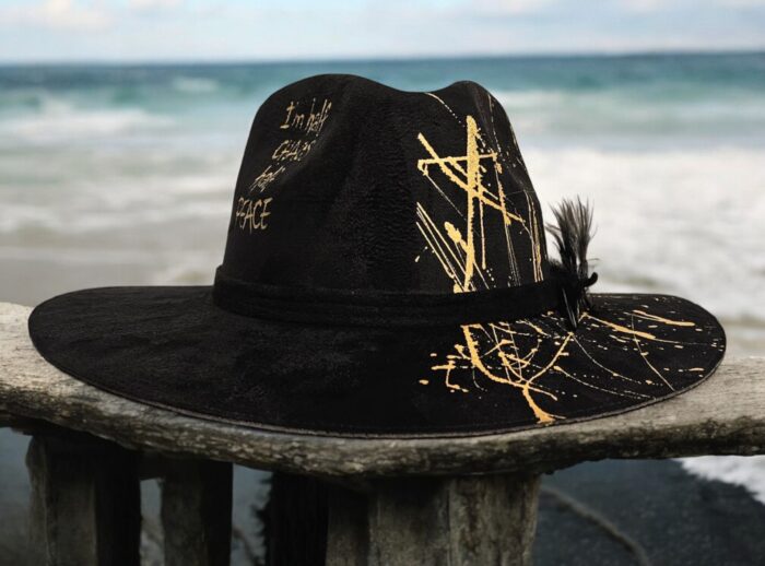 Half/Half Hat- Gold - Image 3