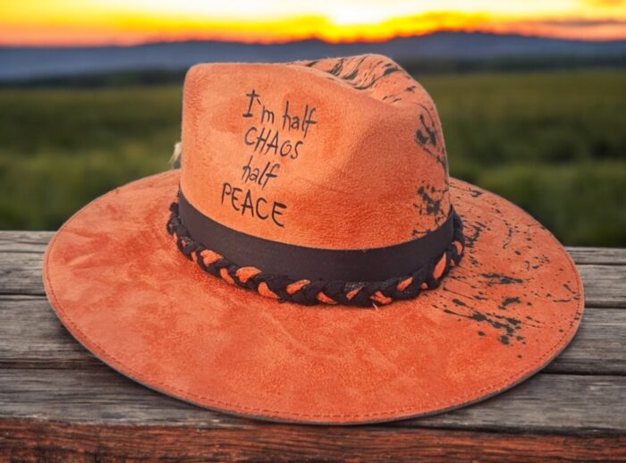 Orange Black Chaos Hat - Image 3
