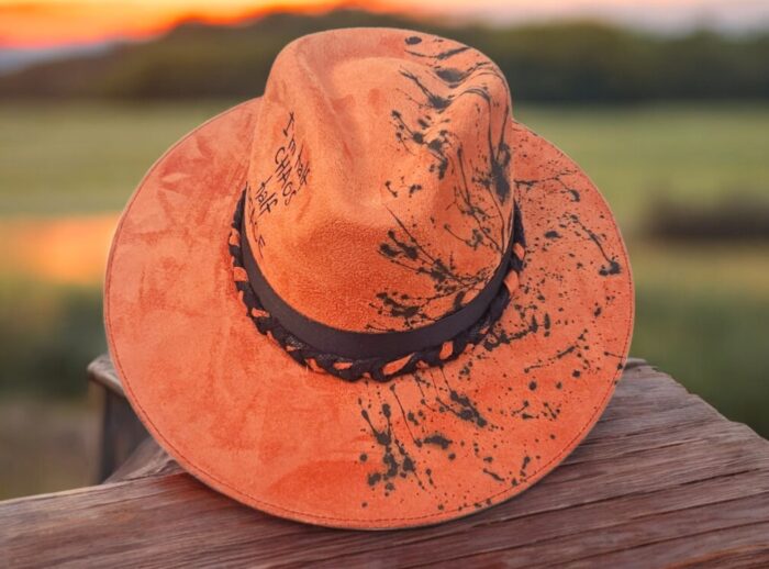 Orange Black Chaos Hat - Image 4