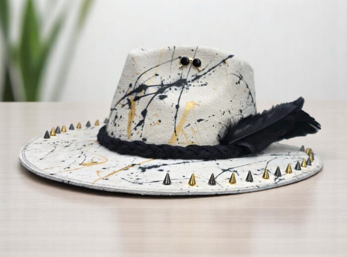 Hand-braided Hat- One Size - Image 2