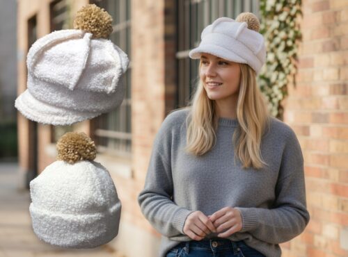 Teddy Set șapcă și căciulă