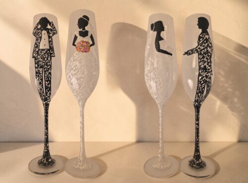 Bride&Groom Cristal Glasses